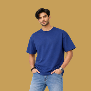 Drop-Shoulder Tee Shirt- D13