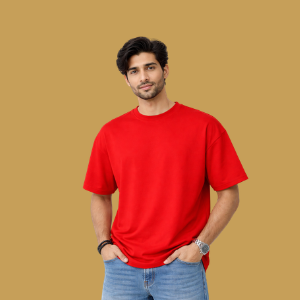 Drop-Shoulder Tee Shirt- D11