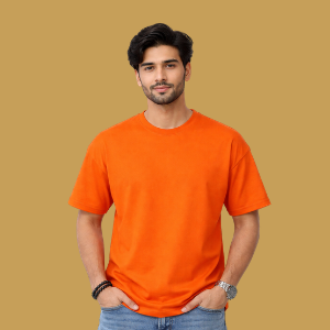 Drop-Shoulder Tee Shirt- D12